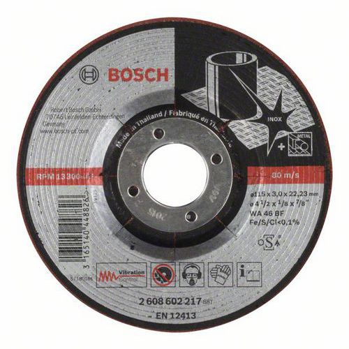 Bosch - Poloprun hrubovac kotou WA 46 BF, 115 mm, 3,0 mm, 10