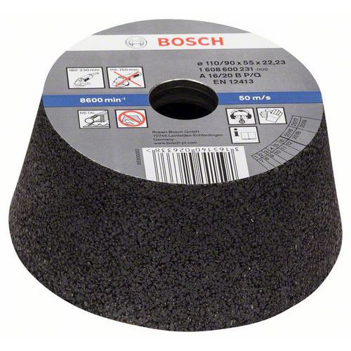 Bosch - Brusné hrnece kónické - kov, litina