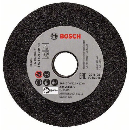 Bosch - Brusn kotou pro rovinn brusky 100 mm, 20 mm, 24