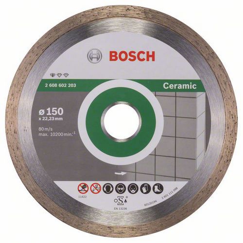 Bosch - Diamantov ezn kotou Standard for Ceramic 150 x 22,23