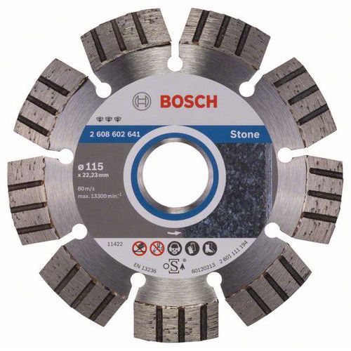 Bosch - Diamantov ezn kotou Best for Stone 115 x 22,23 x 2,2