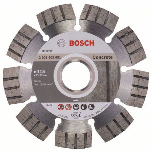 Bosch - Diamantov ezn kotou Best for Concrete 115 x 22,23 x