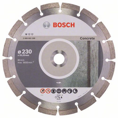 Bosch - Diamantov ezn kotou Standard for Concrete 230 x 22,2