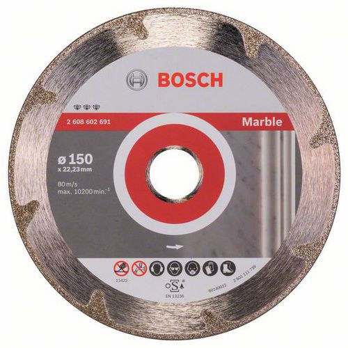 Bosch - Diamantov ezn kotou Best for Marble 150 x 22,23 x 2,