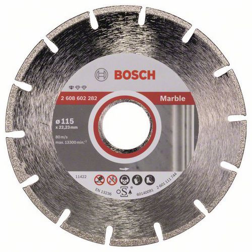 Bosch - Diamantové řezné kotouče Standard for Marble pro úhlové brusky
