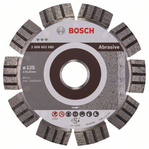 Bosch - Diamantov ezn kotou Best for Abrasive 125 x 22,23 x