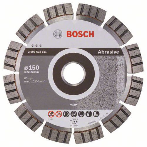 Bosch - Diamantov ezn kotou Best for Abrasive 150 x 22,23 x