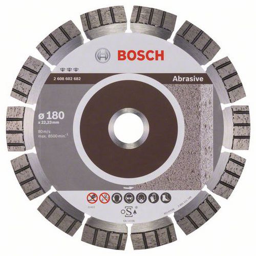 Bosch - Diamantov ezn kotou Best for Abrasive 180 x 22,23 x