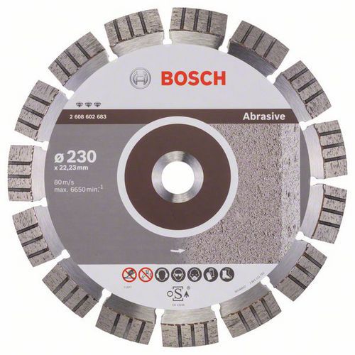 Bosch - Diamantov ezn kotou Best for Abrasive 230 x 22,23 x