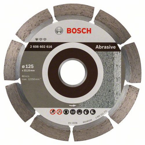 Bosch - Diamantové řezné kotouče Standard for Abrasive pro úhlové brusky