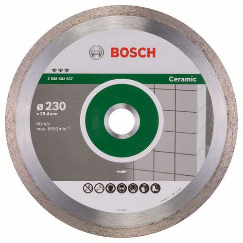 Bosch - Diamantov ezn kotou Best for Ceramic 230 x 25,40 x 2