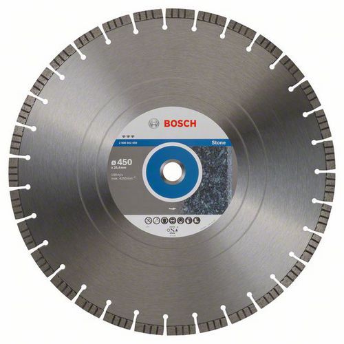 Bosch - Diamantov ezn kotou Best for Stone 450 x 25,40 x 3,8