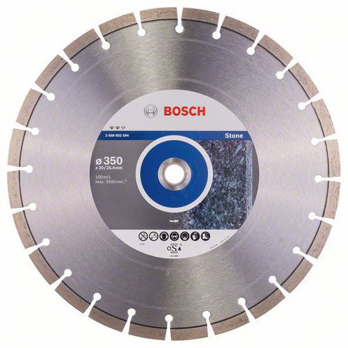 Bosch - Diamantový řezný kotouč Expert for Stone 350 x 20,00 plus 25,