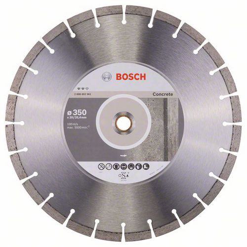 Bosch - Diamantový řezný kotouč Expert for Concrete 350 x 20,00 plus