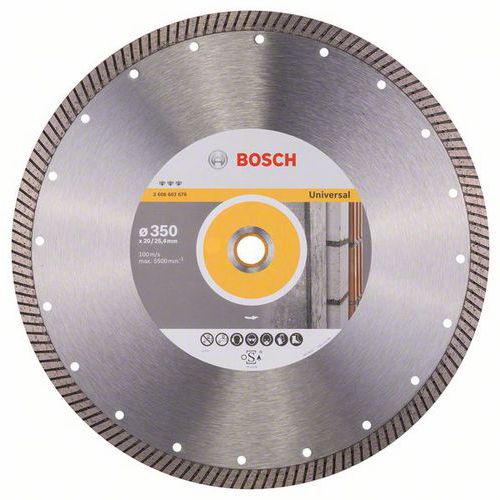 Bosch - Diamantový řezný kotouč Best for Universal Turbo 350 x 2