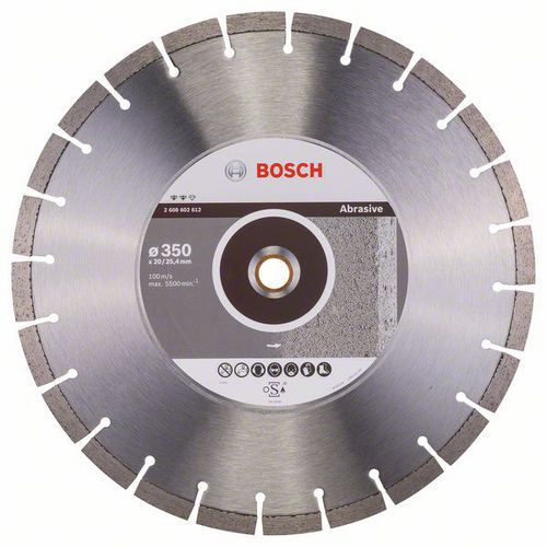 Bosch - Diamantový řezný kotouč Expert for Abrasive 350 x 20,00 plus