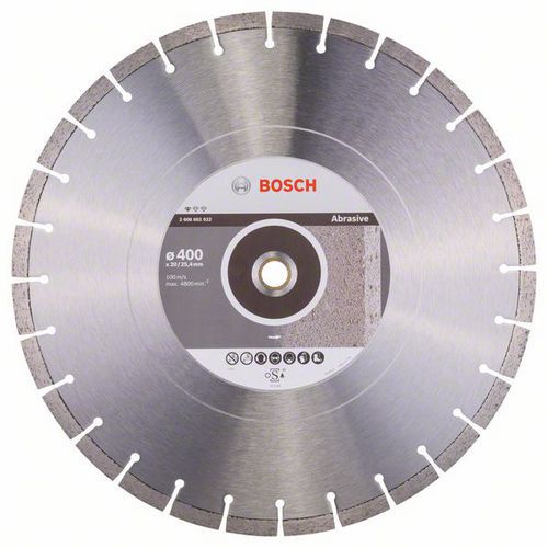 Bosch - Diamantov ezn kotou Standard for Abrasive 400 x 20/2