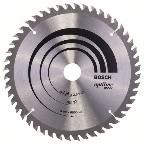 Bosch - Pilov kotou Optiline Wood 235 x 30/25 x 2,8 mm, 48