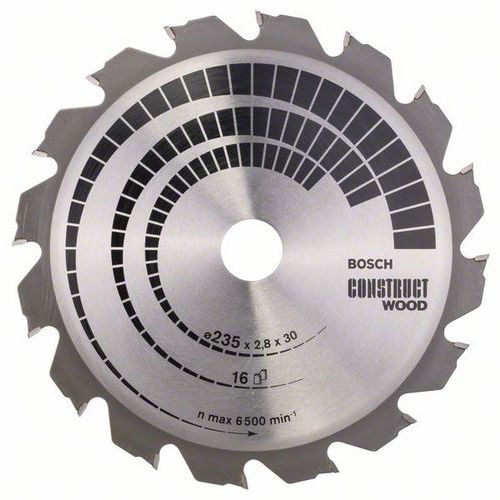 Bosch - Pilov kotou Construct Wood 235 x 30/25 x 2,8 mm; 16
