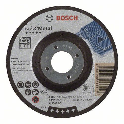 Bosch - Hrubovac kotou profilovan Best for Metal A 2430 T BF,