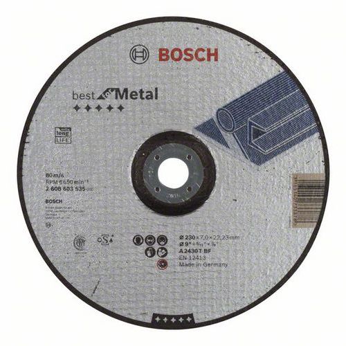 Bosch - Hrubovac kotou profilovan Best for Metal A 2430 T BF,