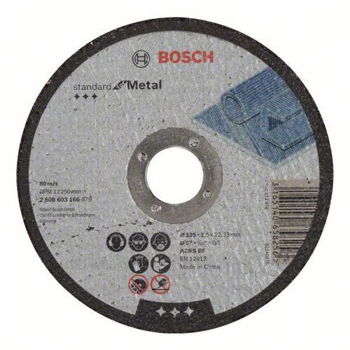 Bosch - ezn kotou rovn Standard for Metal A 30 S BF, 125 mm,