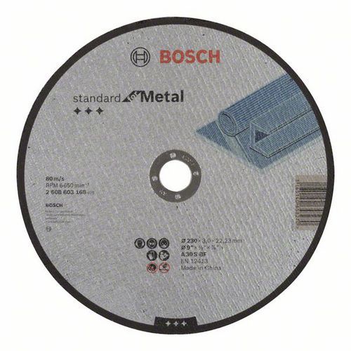 Bosch - ezn kotou rovn Standard for Metal A 30 S BF, 230 mm,
