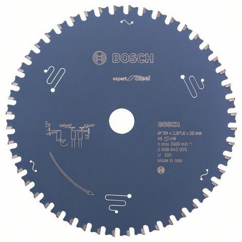 Bosch - Pilov kotou do okrunch pil Expert for Steel 184 x 20