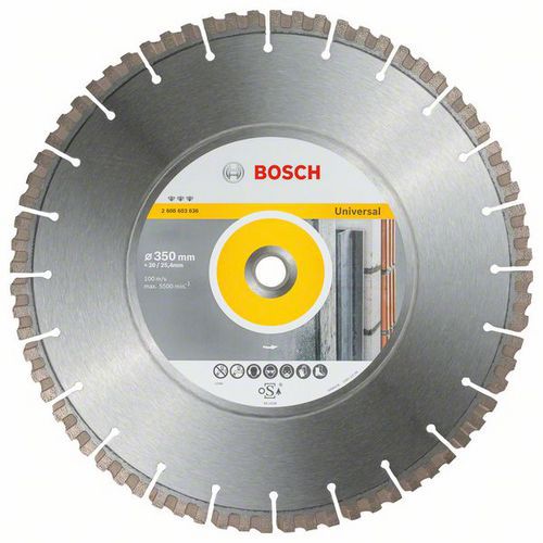 Bosch - Diamantový řezný kotouč Best for Universal 350 x 20/25,4