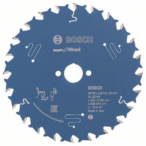 Bosch - Pilov kotou Expert for Wood 150 x 20 x 2,6 mm, 24