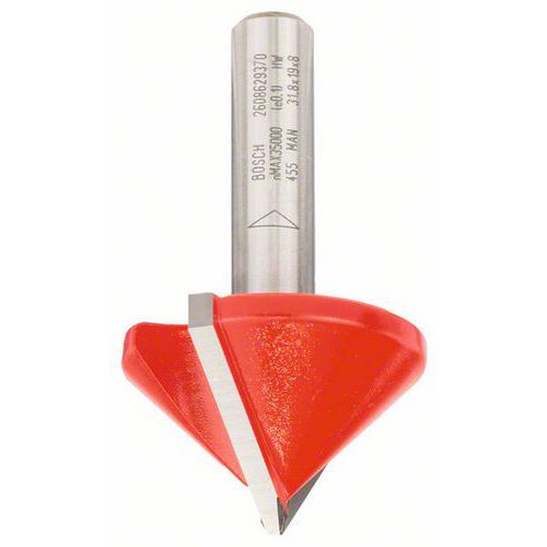 Bosch - Drážkovací fréza tvaru V 8 mm, D 31,8 mm, L 19 mm, G 51 mm, 90°
