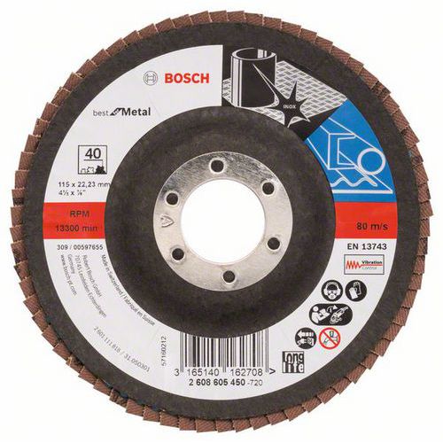 Bosch - Lamelov brusn kotou X571, Best for Metal 115 mm, G40,