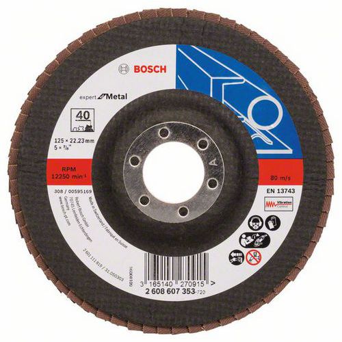 Bosch - Lamelov brusn kotou X551, Expert for Metal 125 mm, G4