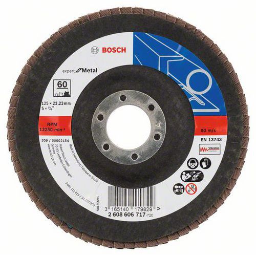 Bosch - Lamelov brusn kotou X551, Expert for Metal 125 mm, G6