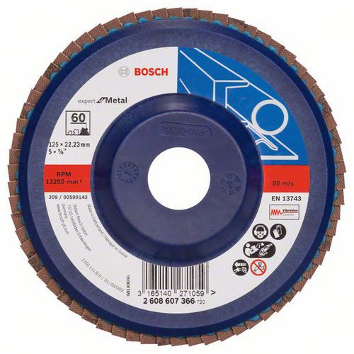 Bosch - Lamelov brusn kotou X551, Expert for Metal 125 mm, G6