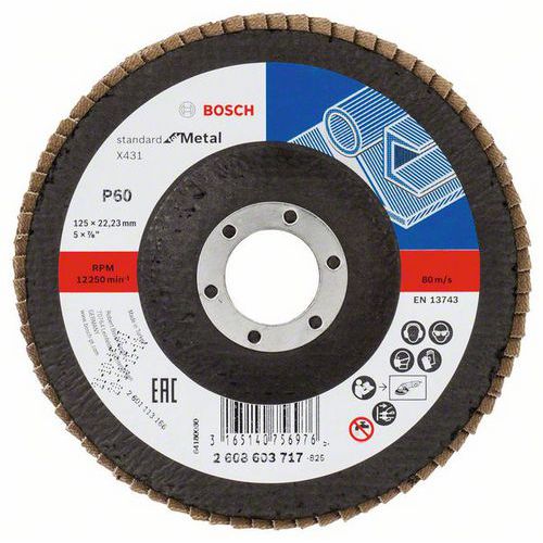 Bosch - Lamelov brusn kotou X431, Standard for Metal 125 mm,