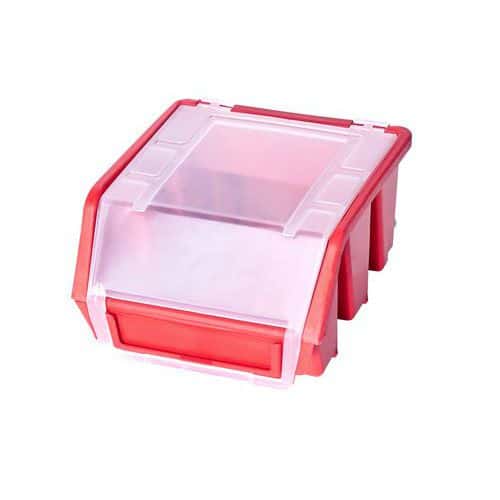 Plastov box Ergobox 1 Plus 7,5 x 11,6 x 11,2 cm, erven