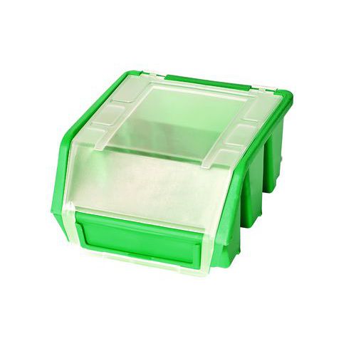 Plastov box Ergobox 1 Plus 7,5 x 11,6 x 11,2 cm, zelen