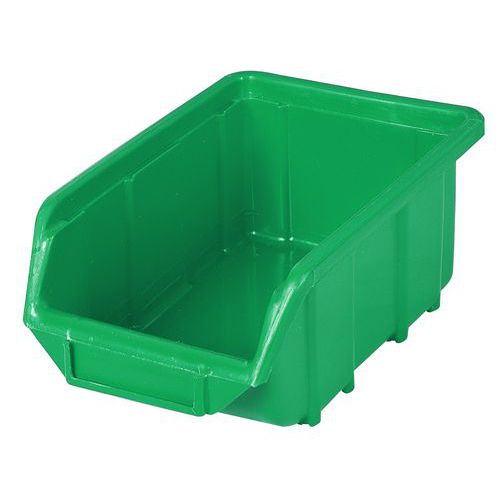 Plastov box Ecobox small 7,5 x 11 x 16,5 cm, zelen