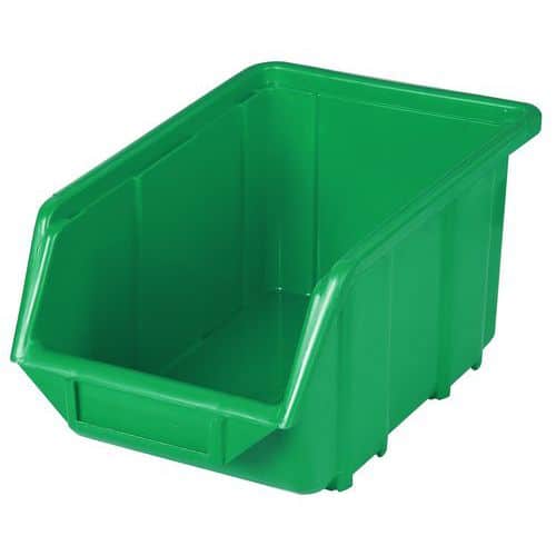 Plastov box Ecobox medium 12,5 x 15,5 x 24 cm, zelen