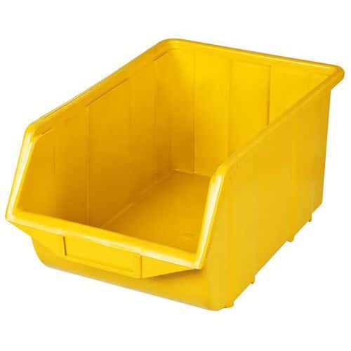 Plastov box Ecobox large 16,5 x 22 x 35 cm, lut