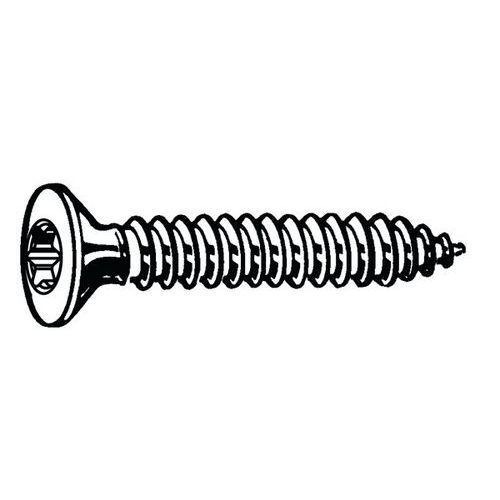 Samoezn roub se zpustnou hlavou s T-hvzdic ISO 14586 C Oce