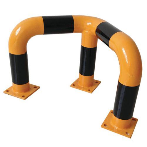 Rohová kovová zábrana Manutan, nízká, délka 60 cm Rohová kovová zábrana Manutan, nízká, délka 60 cm