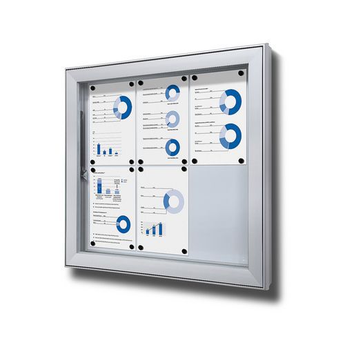 Magnetick vitrna SCL, jednokdl, 6 x A4