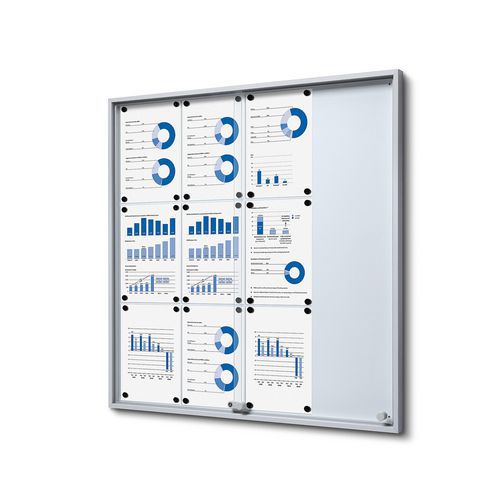 Magnetick vitrna Slim, 12 x A4