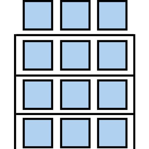 Paletov regl Cell, zkladn, 462,6 x 270 x 90 cm, 6 000 kg, 3