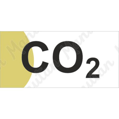 CO2, samolepka 190 x 90 x 0,1 mm