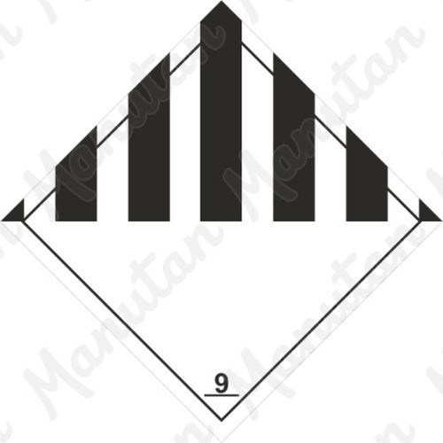 Jin nebezpen ltky a pedmty, plast 200 x 200 x 0,5 mm