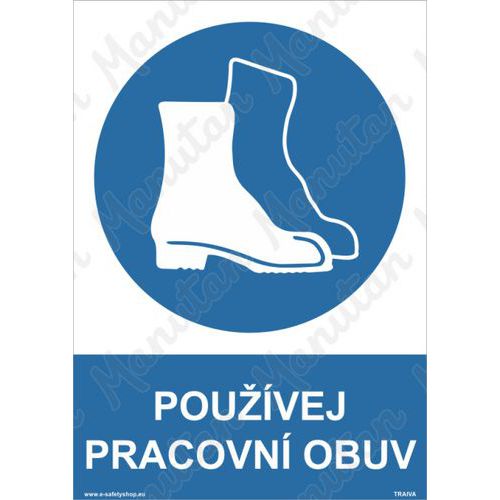 Pouvej pracovn obuv, plast 210 x 297 x 0,5 mm A4