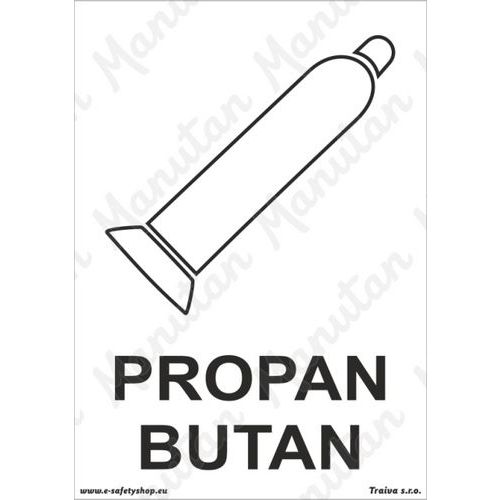 Propan butan, plast 148 x 210 x 2 mm A5